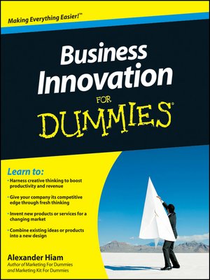 cover image of Business Innovation For Dummies